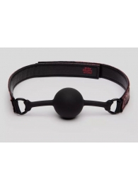 Кляп-шар на двусторонних ремешках Reversible Silicone Ball Gag - Fifty Shades of Grey - купить с доставкой в Златоусте