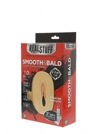 Мастурбатор-вагина с вибрацией и выносным пультом управления REALSTUFF SMOOTH   BALD - Dream Toys - в Златоусте купить с доставкой