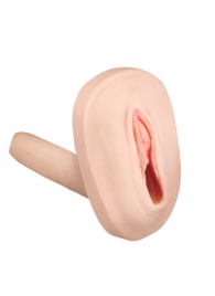 Мастурбатор-вагина с вибрацией и выносным пультом управления REALSTUFF SMOOTH   BALD - Dream Toys - в Златоусте купить с доставкой