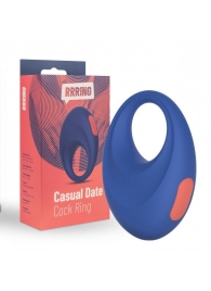 Синее эрекционное кольцо RRRING Casual Date Cock Ring - FeelzToys - в Златоусте купить с доставкой