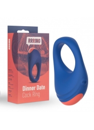 Синее эрекционное кольцо RRRING Dinner Date Cock Ring - FeelzToys - в Златоусте купить с доставкой