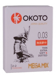 Набор из 4 презервативов OKOTO MegaMIX - Sitabella - купить с доставкой в Златоусте