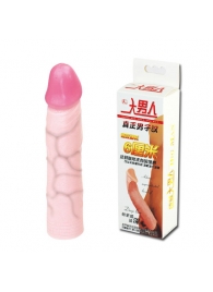 Удлиняющая насадка на пенис Deep Love - 21,5 см. - Baile - в Златоусте купить с доставкой