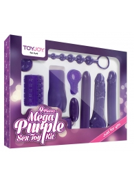 Эротический набор Toy Joy Mega Purple - Toy Joy - купить с доставкой в Златоусте
