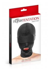 Сплошная маска на голову с прорезью для рта - Fetish Tentation - купить с доставкой в Златоусте