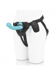 Голубая изогнутая насадка 6in Remote Control Ripple P-Spot G-Spot на черных трусиках - 16 см. - Pegasus - купить с доставкой в Златоусте