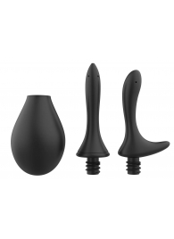 Черный анальный душ Nexus Anal Douche Set с 2 сменными насадками - Nexus Range - купить с доставкой в Златоусте