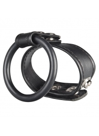 Двойное кольцо выносливости на пенис DUAL STAMINA RING - BlueLine - в Златоусте купить с доставкой