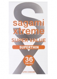 Ультратонкие презервативы Sagami Xtreme Superthin - 36 шт. - Sagami - купить с доставкой в Златоусте