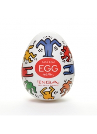 Мастурбатор-яйцо Keith Haring EGG DANCE - Tenga - в Златоусте купить с доставкой