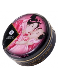 Массажная свеча Rose Petals с ароматом розы - 30 мл. - Shunga - купить с доставкой в Златоусте