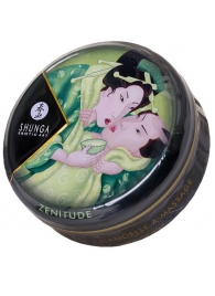 Массажная свеча Exotic Green Tea с ароматом зелёного чая - 30 мл. - Shunga - купить с доставкой в Златоусте
