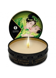 Массажная свеча Exotic Green Tea с ароматом зелёного чая - 30 мл. - Shunga - купить с доставкой в Златоусте