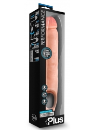 Телесная насадка-удлинитель 11.5 Inch Silicone Cock Sheath Penis Extender - 29,2 см. - Blush Novelties - в Златоусте купить с доставкой