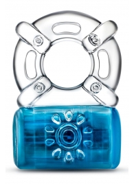 Синее эрекционное виброкольцо One Night Stand Vibrating C-Ring - Blush Novelties - в Златоусте купить с доставкой