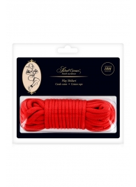 Красная веревка для фиксации - 10 м. - Sweet Caress - купить с доставкой в Златоусте