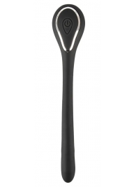 Черный гибкий уретральный стимулятор с вибрацией Vibrating Bendable Dilator - 13,5 см. - Orion - купить с доставкой в Златоусте