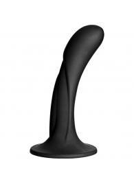 Черная изогнутая насадка Vac-U-Lock G-Spot - 16,5 см. - Doc Johnson - купить с доставкой в Златоусте
