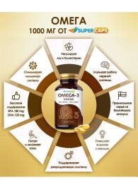 Пищевая добавка SuperCaps OMEGA-3 - 50 капсул (1000 мг) - SuperCaps - купить с доставкой в Златоусте