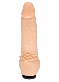 Телесная насадка-фаллос с шипами для массажа клитора - 17,8 см. - LOVETOY (А-Полимер) - купить с доставкой в Златоусте