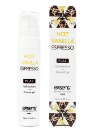Возбуждающий гель Hot Vanilla Espresso Arousal Gel - 15 мл. - Exsens - купить с доставкой в Златоусте
