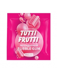 Пробник гель-смазки Tutti-frutti со вкусом бабл-гам - 4 гр. - Биоритм - купить с доставкой в Златоусте