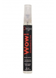 Оральный спрей ORGIE Wow! Strawberry Ice Blowjob Spray с охлаждающим и возбуждающим эффектом - 10 мл. - ORGIE - купить с доставкой в Златоусте