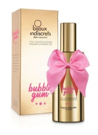 Гель с ароматом жвачки Bubblegum 2-in-1 Scented Silicone Massage And Intimate Gel - 100 мл. - Bijoux Indiscrets - купить с доставкой в Златоусте