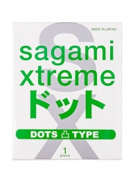 Презерватив Sagami Xtreme Type-E с точками - 1 шт. - Sagami - купить с доставкой в Златоусте