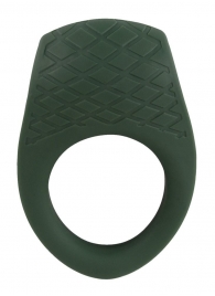 Зеленое эрекционное виброкольцо Luxurious Vibro Cock Ring - Orion - в Златоусте купить с доставкой