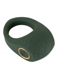 Зеленое эрекционное виброкольцо Luxurious Vibro Cock Ring - Orion - в Златоусте купить с доставкой