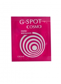 Стимулирующий интимный крем для женщин Cosmo G-spot - 2 гр. - Биоритм - купить с доставкой в Златоусте