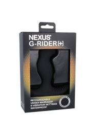 Черный вибромассажер простаты Nexus G-Rider+ - 12,6 см. - Nexus Range - в Златоусте купить с доставкой