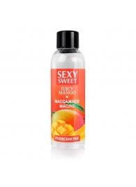 Массажное масло Sexy Sweet Juicy Mango с феромонами и ароматом манго - 75 мл. - Биоритм - купить с доставкой в Златоусте