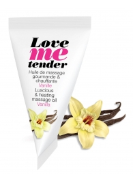 Съедобное согревающее массажное масло Love Me Tender Vanilla с ароматом ванили - 10 мл. - Love to Love - купить с доставкой в Златоусте