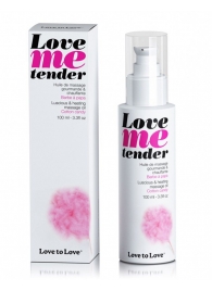 Съедобное согревающее массажное масло Love Me Tender Cotton Candy с ароматом сладкой ваты - 100 мл. - Love to Love - купить с доставкой в Златоусте
