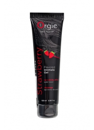Интимный гель на водной основе Lube Tube Strawberry с клубничным вкусом - 100 мл. - ORGIE - купить с доставкой в Златоусте