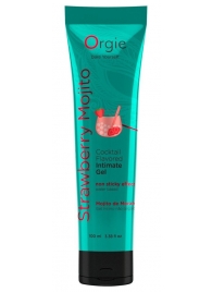Съедобный интимный гель Orgie Lube Tube Cocktail Strawberry Mojito - 100 мл. - ORGIE - купить с доставкой в Златоусте