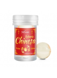 Интимный гель Chinesa Esfera с охлаждающе-пульсирующим эффектом (2 шарика по 3 гр.) - HotFlowers - купить с доставкой в Златоусте