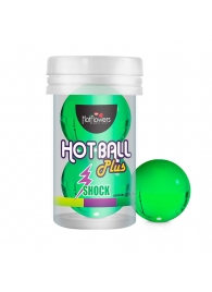 Лубрикант на силиконовой основе Hot Ball Plus с покалывающим эффектом (2 шарика по 3 гр.) - HotFlowers - купить с доставкой в Златоусте