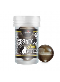 Анальный лубрикант на масляной основе Hot Ball Plus Conforto (2 шарика по 3 гр.) - HotFlowers - купить с доставкой в Златоусте
