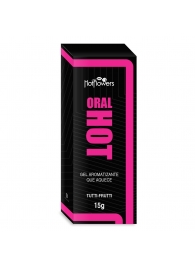 Гель для оральных ласк Oral Hot с согревающим эффектом - 15 гр. - HotFlowers - купить с доставкой в Златоусте