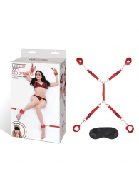 Красная фиксация на матрас Classic Bedspreader - Lux Fetish - купить с доставкой в Златоусте