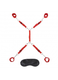 Красная фиксация на матрас Classic Bedspreader - Lux Fetish - купить с доставкой в Златоусте