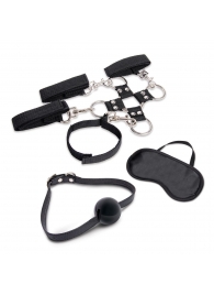 Набор для фиксации из 7 предметов Hogtie   Ball Gag Kit - Lux Fetish - купить с доставкой в Златоусте