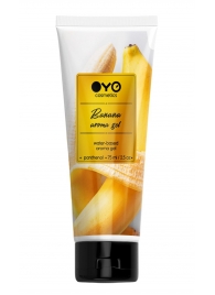 Лубрикант на водной основе OYO Aroma Gel Banana с ароматом банана - 75 мл. - OYO - купить с доставкой в Златоусте