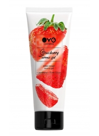 Лубрикант на водной основе OYO Aroma Gel Strawberry с ароматом клубники - 75 мл. - OYO - купить с доставкой в Златоусте