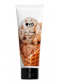 Лубрикант на водной основе OYO Aroma Gel Ice Cream с ароматом пломбира - 75 мл. - OYO - купить с доставкой в Златоусте