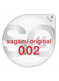 Ультратонкий презерватив Sagami Original - 1 шт. - Sagami - купить с доставкой в Златоусте