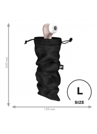Черный мешочек для хранения игрушек Treasure Bag L - Satisfyer - купить с доставкой в Златоусте